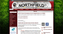 Desktop Screenshot of northfieldsoccer.org